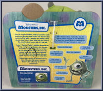 Action-Eye Mike Wazowski from Monsters, Inc - Plush manufactured by Hasbro [Back]