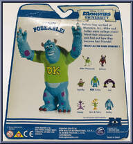 OK Sulley from Monsters University - Scare Students manufactured by Spinmaster [Back]