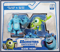 Sulley / Mike from Monsters University - Scare Pairs manufactured by Spinmaster [Front]