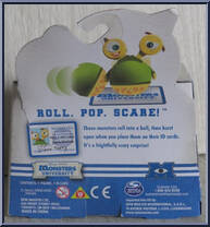 Terri & Terry from Monsters University - Roll-A-Scare manufactured by Spinmaster [Back]