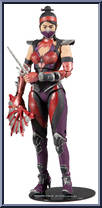 Kitana (Battle Kahnum Skin) (Platinum Edition) from Mortal Kombat - Basic Series manufactured by McFarlane [Loose]