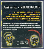 N from Murder Drones - Animiniz - Main Character Series manufactured by Glitch Productions [Back]