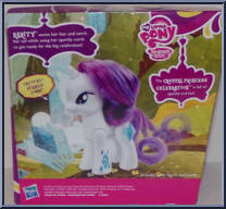 Rarity from My Little Pony: Friendship is Magic - Crystal Motion manufactured by Hasbro [Back]