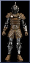 Armory Knight (Gunmetal / Leather) from Mythic Legions - Special Releases manufactured by Four Horsemen [Loose]