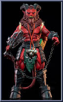 Krampus (Red) from Mythic Legions - Figura Obscura manufactured by Four Horsemen [Loose]
