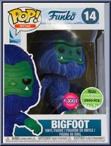 Bigfoot (Flocked) (Blue) from Myths - Pop! Vinyl Figures manufactured by Funko [Front]