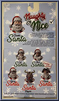 Classic Santa from Naughty or Nice Collection - Basic Series manufactured by Fresh Monkey Fiction [Back]