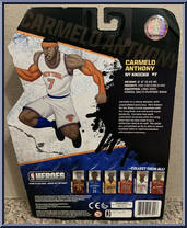 Carmelo Anthony from NBA Heroes - Basic Series manufactured by Jazwares [Back]