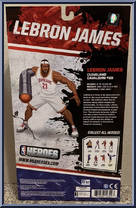 Lebron James from NBA Heroes - 12" Scale manufactured by Jazwares [Back]