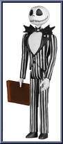 Jack Skellington from Nightmare Before Christmas - ReAction Figures manufactured by Funko [Loose]