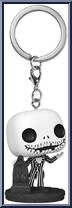 Jack Skellington (Graveyard) from Nightmare Before Christmas - Pop! Keychains manufactured by Funko [Loose]