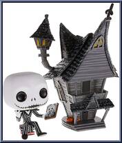 Jack Skellington & Jack's House from Nightmare Before Christmas - Pop! Towns manufactured by Funko [Loose]