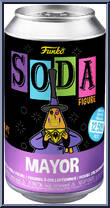 Mayor (Black Light) (Blue Face) from Nightmare Before Christmas - Soda manufactured by Funko [Front]