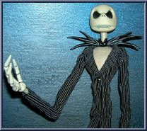 Jack Skellington (Black Coffin) (2 Heads: Angry, Smile) from Nightmare Before Christmas - 16" Coffins manufactured by Jun Planning [Loose]