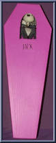 Jack Skellington (Pink Hot Coffin) (Frown) from Nightmare Before Christmas - 16" Coffins manufactured by Jun Planning [Front]