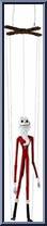 Santa Jack from Nightmare Before Christmas - Marionettes manufactured by Neca [Loose]
