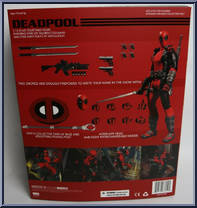 Deadpool from One:12 Collective - Marvel manufactured by Mezco [Back]