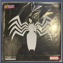 Spider-Man (Black Suit) from One:12 Collective - Marvel manufactured by Mezco [Front]
