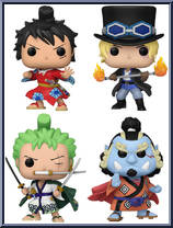 Luffytaro / Sabo / Roronoa Zoro / Jinbe (Glows in the Dark) Action Figure