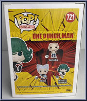 Terrible Tornado (Translucent) (Glows in the Dark) (Chase) from One Punch Man - Pop! Vinyl Figures manufactured by Funko [Back]