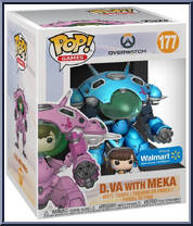 D.VA & Meka (Blue) from Overwatch - Pop! Vinyl Figures manufactured by Funko [Front]