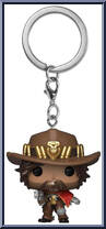 McCree from Overwatch - Pop! Keychains manufactured by Funko [Loose]