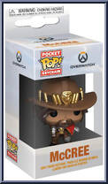 McCree from Overwatch - Pop! Keychains manufactured by Funko [Front]