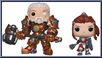 Reinhardt & Brigitte from Overwatch - Pop! Sets manufactured by Funko [Loose]