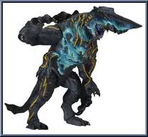 Kaiju Knifehead (Battle Damaged) from Pacific Rim - Basic Series manufactured by Neca [Loose]