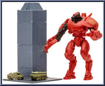 Crimson Typhoon from Pacific Rim - Basic Series manufactured by McFarlane [Loose]