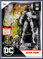 Black Adam (Line Art) (Gold Label) from Page Punchers - 7" Scale manufactured by McFarlane [Front]