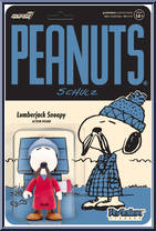 Snoopy (Lumberjack) from Peanuts - Wave 5 manufactured by Super7 [Front]