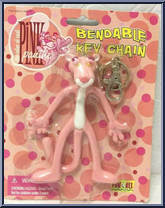 Pink Panther from Pink Panther - Bendable Keychains manufactured by Fun 4 All [Front]
