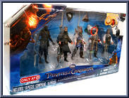 Gunner / Blackbeard / Captain Barbossa / Jack Sparrow / Angelica from Pirates of the Caribbean - On Stranger Tides - Exclusives manufactured by Jakks Pacific [Front]