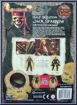 Jack Sparrow (Half Skeleton) from Pirates of the Caribbean - Secrets of the Deep - Basic Series manufactured by Zizzle [Back]