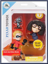 Dash and Edna Mode from Pixar Toybox - Basic Series manufactured by Disney [Front]