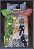 Gekko & Night Ninja from PJ Masks - Light Up manufactured by Just Play [Front]