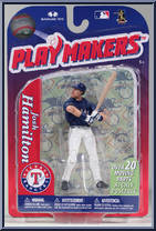 Josh Hamilton (Batting) from Playmakers - MLB - Series 3 manufactured by McFarlane [Front]