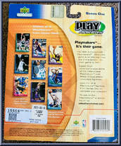 Vince Carter from Play Makers - NBA - Series 1 manufactured by Upper Deck [Back]
