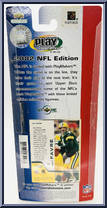 Brent Favre from Play Makers - NFL - 2002 manufactured by Upper Deck [Back]