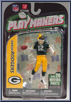 Aaron Rodgers from Playmakers - NFL - Series 3 manufactured by McFarlane [Front]