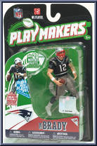 Tom Brady from Playmakers - NFL - Series 1 manufactured by McFarlane [Front]