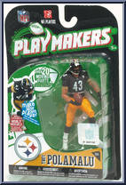 Troy Polamalu from Playmakers - NFL - Series 1 manufactured by McFarlane [Front]