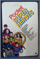 Spider-Man from Pocket Super Heroes - White Card manufactured by Mego [Back]