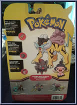 Mime Jr. / Zorua / Raikou from Pokemon - 3-Packs manufactured by Jakks Pacific [Back]