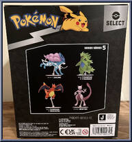 Mewtwo (Trainer Team) from Pokemon Select - Series 5 manufactured by Jazwares [Back]