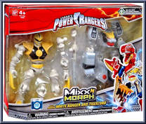 Mighty Morphin White Ranger and Tigerzord Action Figure