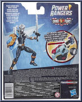 Black Ranger from Power Rangers Dino Fury - Basic Series manufactured by Hasbro [Back]