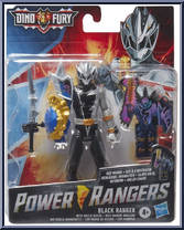Black Ranger from Power Rangers Dino Fury - Basic Series manufactured by Hasbro [Front]