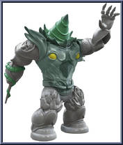 Blue Ranger vs Shockhorn from Power Rangers Dino Fury - Battle Attackers manufactured by Hasbro [Loose]